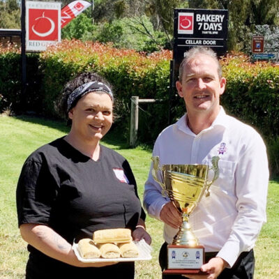 The Little Red Grape Bakery - Sevenhill SA - WInner of the Gourmet Sausage Roll Category
